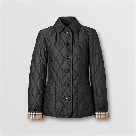 Burberry Diamond Quilted Jacket .